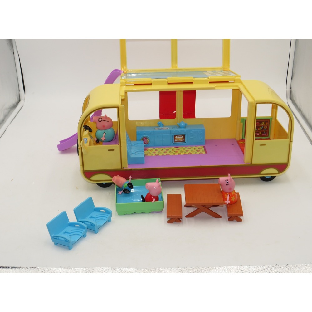 Peppa Pig Transforming RV Camper Van‎ Motor Home Figures Accessories